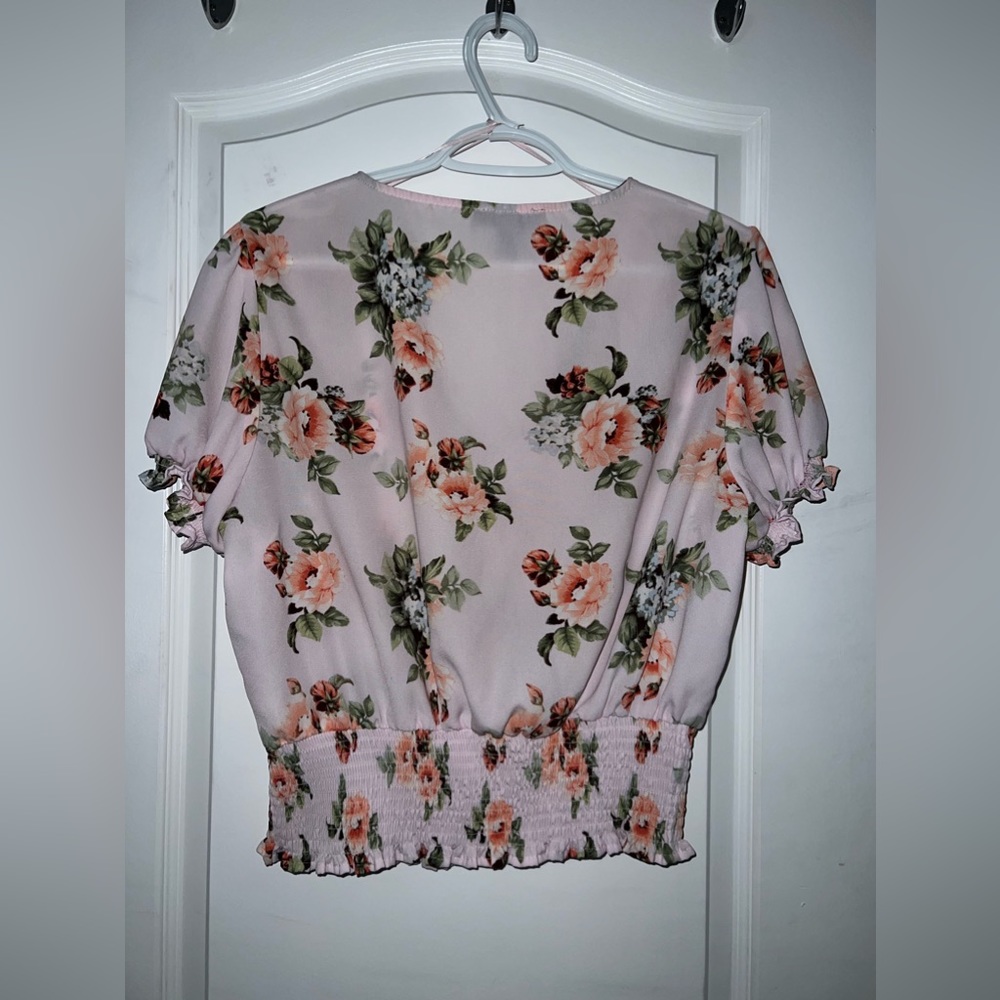 Pink Floral Top - Picture 2 of 2
